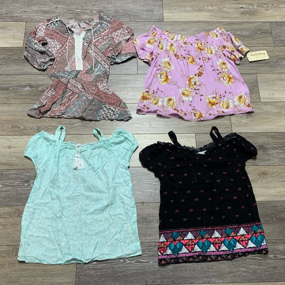 Girls Large Dress shirt bundle 12 14
